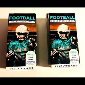 Fairfield NFL Football Collector's Edge Box Cards Packs Parallels Autos 1:4  New
